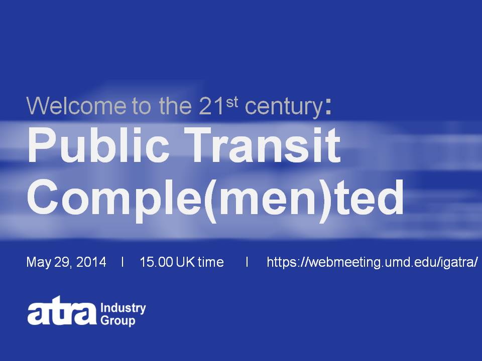 ATRA webinar 2014